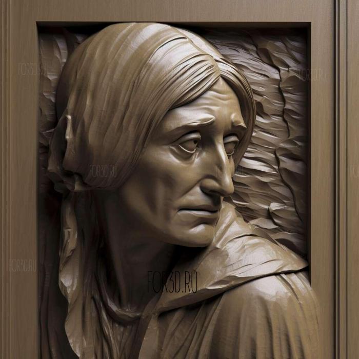 Mary Shelley 2 stl model for CNC